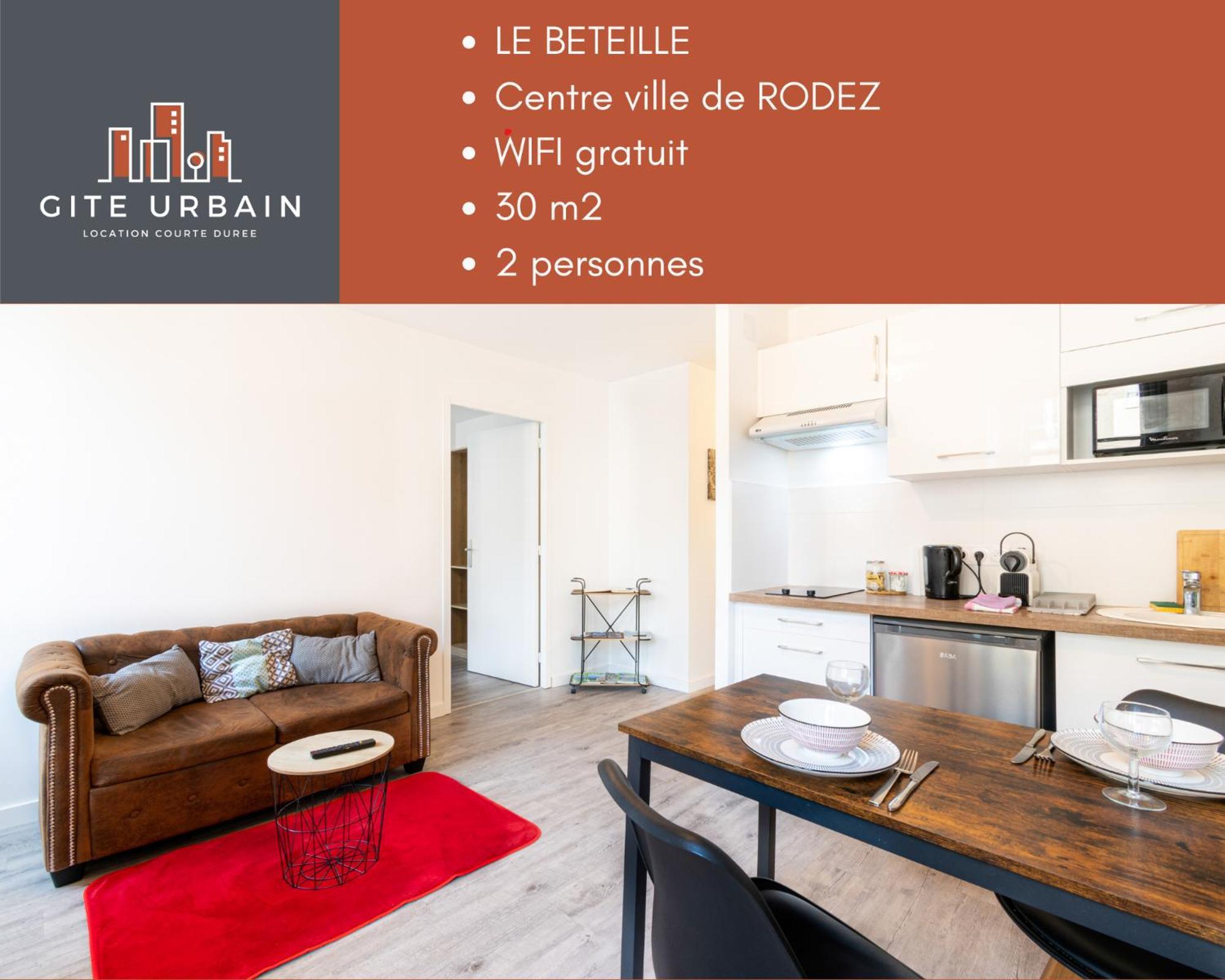 Ferienwohnung Le Beteille Rodez Exterior foto